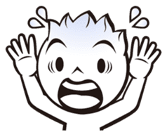 Funny Face!! by Japanese comic artist sticker #1322872