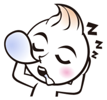 Funny Face!! by Japanese comic artist sticker #1322876