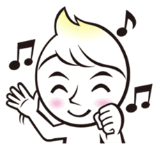 Funny Face!! by Japanese comic artist sticker #1322878