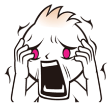 Funny Face!! by Japanese comic artist sticker #1322879