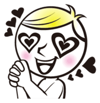 Funny Face!! by Japanese comic artist sticker #1322883