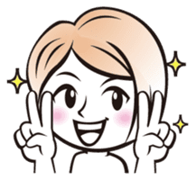 Funny Face!! by Japanese comic artist sticker #1322894