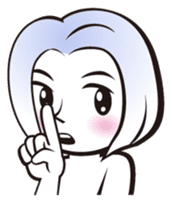 Funny Face!! by Japanese comic artist sticker #1322903