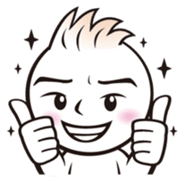 Funny Face!! by Japanese comic artist sticker #1322905