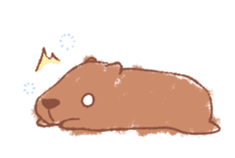 Graffiti animal of capybara and cat sticker #1323347