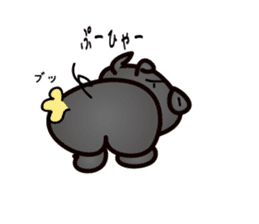 Okinawan pig breed sticker #1323453