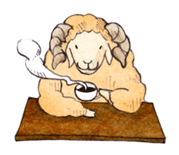 Mousou Hitsuji the daydreaming sheep sticker #1323467