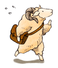Mousou Hitsuji the daydreaming sheep sticker #1323468