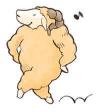 Mousou Hitsuji the daydreaming sheep sticker #1323472