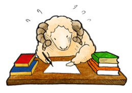 Mousou Hitsuji the daydreaming sheep sticker #1323474