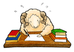 Mousou Hitsuji the daydreaming sheep sticker #1323474