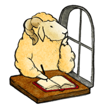 Mousou Hitsuji the daydreaming sheep sticker #1323475
