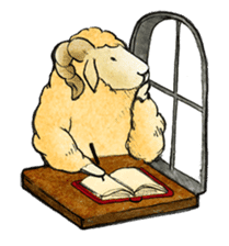 Mousou Hitsuji the daydreaming sheep sticker #1323475