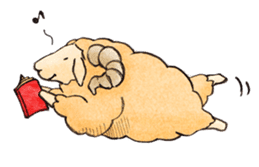 Mousou Hitsuji the daydreaming sheep sticker #1323479