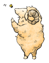 Mousou Hitsuji the daydreaming sheep sticker #1323483