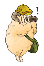 Mousou Hitsuji the daydreaming sheep sticker #1323497