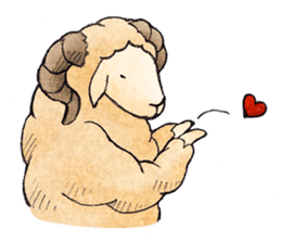 Mousou Hitsuji the daydreaming sheep sticker #1323500