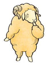 Mousou Hitsuji the daydreaming sheep sticker #1323501