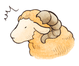 Mousou Hitsuji the daydreaming sheep sticker #1323503