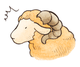 Mousou Hitsuji the daydreaming sheep sticker #1323503