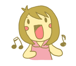 sprightly girl. sticker #1324186