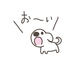 Cute PUPPY & Your conversation . sticker #1324402