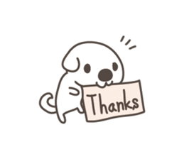 Cute PUPPY & Your conversation . sticker #1324404