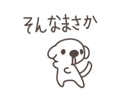 Cute PUPPY & Your conversation . sticker #1324419