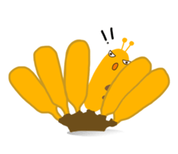 Yellow Worm sticker #1324554