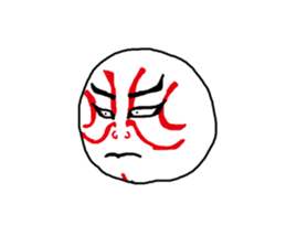 odd and funny face sticker #1324831