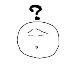 odd and funny face sticker #1324843