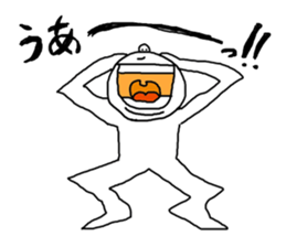 odd and funny face sticker #1324851