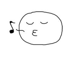 odd and funny face sticker #1324860