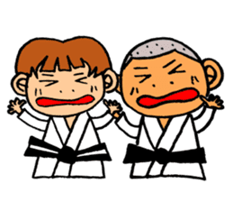 judo brothers sticker #1325362