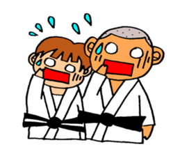judo brothers sticker #1325374