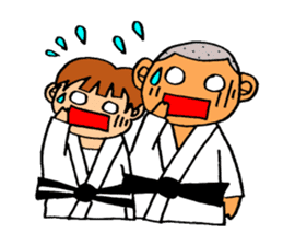 judo brothers sticker #1325374