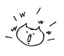 shirotama of yuru-cat sticker #1325403