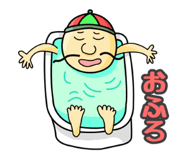 Beard and hat sticker #1325957