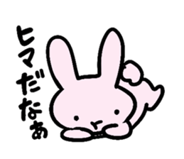 rabbit and bear sticker #1326108