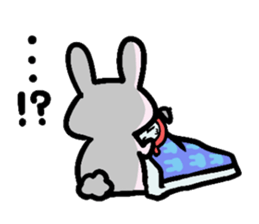 rabbit and bear sticker #1326116