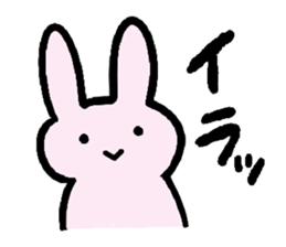 rabbit and bear sticker #1326118