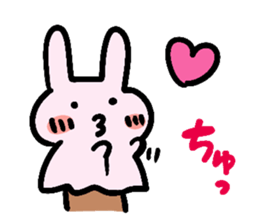 rabbit and bear sticker #1326128