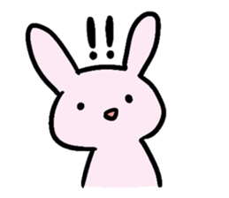 rabbit and bear sticker #1326132