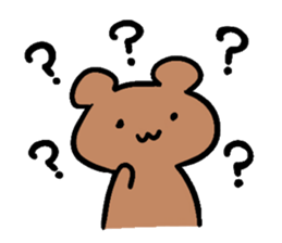 rabbit and bear sticker #1326133