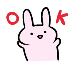 rabbit and bear sticker #1326135