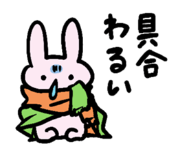 rabbit and bear sticker #1326137