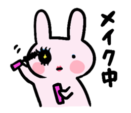 rabbit and bear sticker #1326141