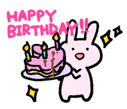 rabbit and bear sticker #1326144