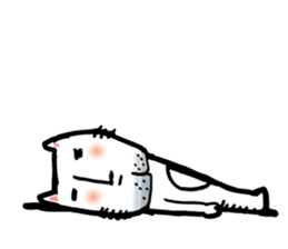 Big chin cat sticker #1326520