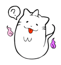 The ghost of cat. sticker #1326723